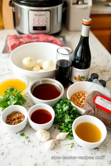 Slow-Cooked Beef Brisket ingredients