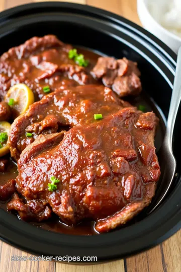 Slow-Cooked Beef Brisket presentation