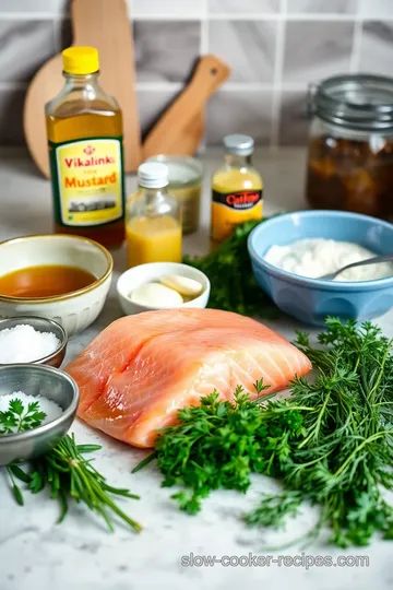 Maple Mustard Glazed Salmon ingredients