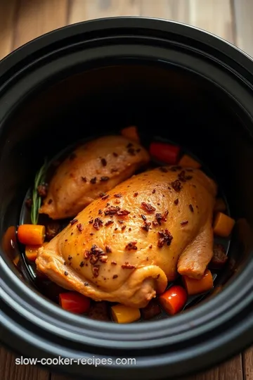 Savory Slow Cooker Pheasant with Root Vegetables presentation