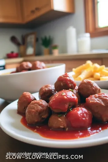 Slow Cooker Italian-Style Frozen Meatballs steps