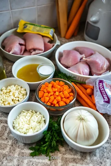 Slow-Cooked Garlic Herb Rabbit ingredients