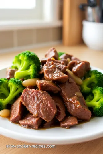 Slow Cooker Chinese Beef and Broccoli steps