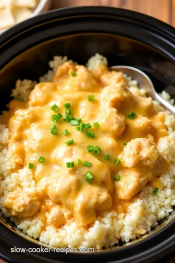 Cheesy Chicken and Rice Casserole presentation