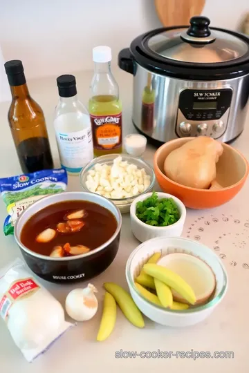 Slow Cooker Chicken Adobo ingredients