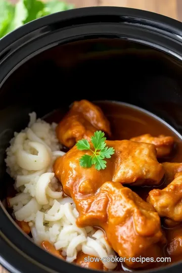 Slow Cooker Chicken Adobo presentation