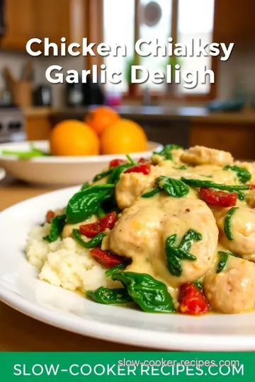 Keto Slow Cooker Creamy Garlic Tuscan Chicken steps