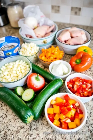 Mediterranean Chicken and Vegetable Stew ingredients