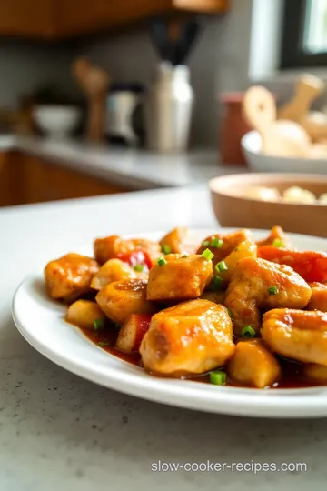 Slow Cooker Honey Garlic Chicken Tenders steps