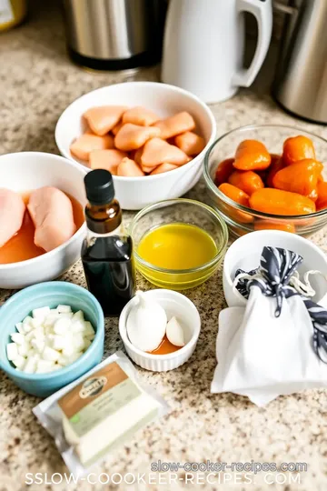 Slow Cooker Chicken Tenders with Sweet Sauce ingredients