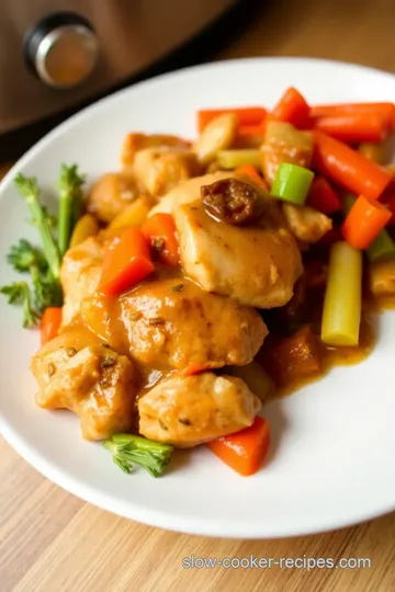 Slow Cooker Chicken & Veggies - Healthy Delight steps