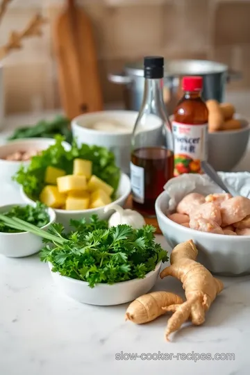 Slow Cooker Chinese Honey Garlic Chicken ingredients