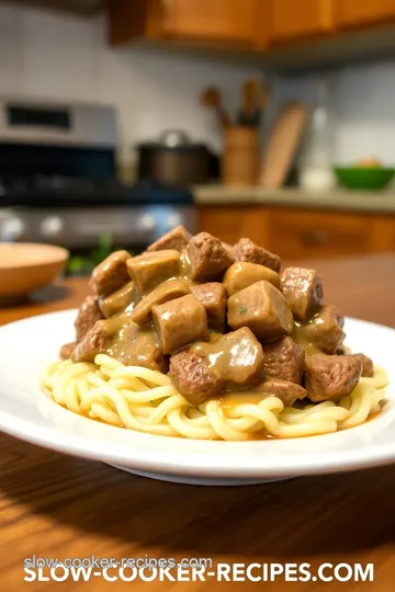 Slow Cooker Cubed Steak with Mushroom Gravy steps