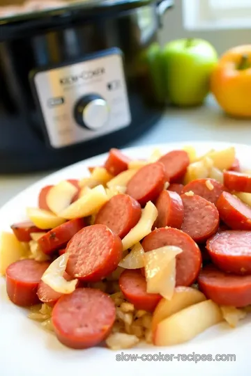 Slow Cooker Sauerkraut and Kielbasa steps