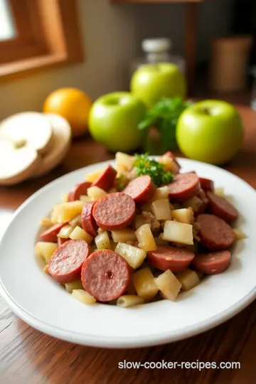 Slow Cooker Kielbasa and Sauerkraut steps