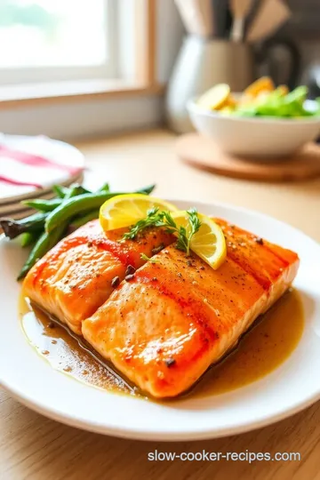 Slow Cooker Lemon Garlic Herb Salmon steps