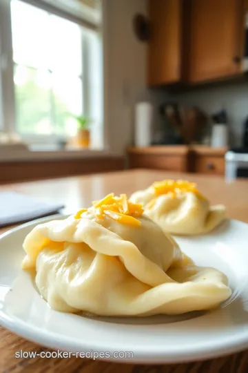 Slow Cooker Loaded Potato Perogies steps