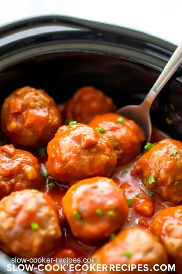 Slow Cooker Meatballs: Comforting & Delicious presentation