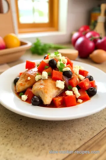 Slow Cooker Mediterranean Chicken steps