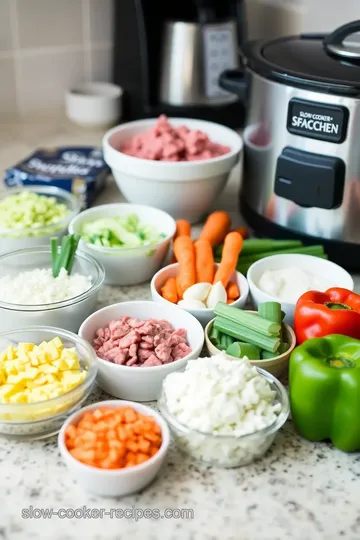 Slow Cooker Spaghetti Recipe: The Ultimate Bolognese Delight! ingredients