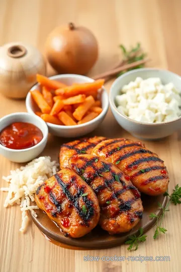 Grilled Chicken with Spicy Korean Flavor ingredients