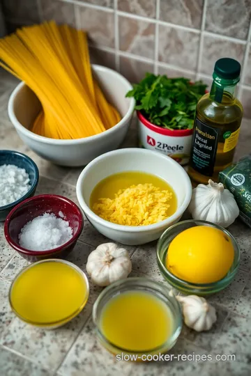 Zesty Lemon Herb Pasta Strands with Grilled Chicken ingredients