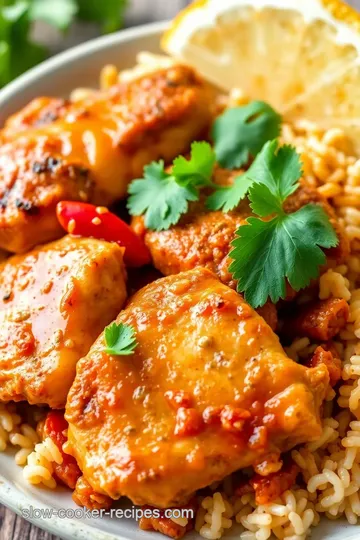 Zesty Mexican Chicken and Rice Fiesta presentation