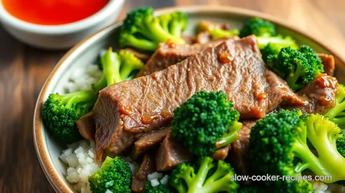 Slow Cook Asian Beef and Broccoli