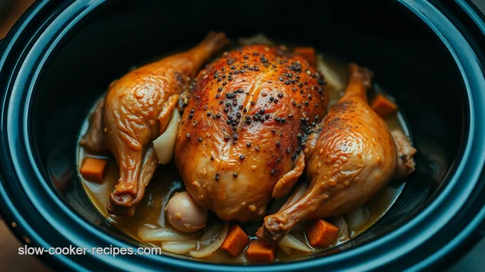 Slow Cooker Pheasant with Herb and Mushroom Sauce